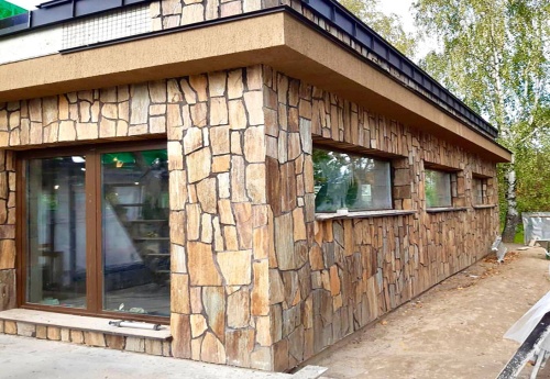 Плитняк кора дерева для фасада купить в Бакале