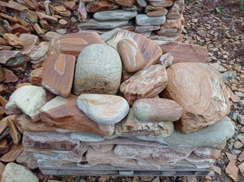 Златолит жёлтый, жёлто-зелёный глыбки и валуны для ланшафтного дизайна купить в Бакале