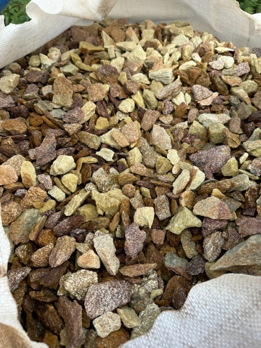 Златолит персиковый декоративная каменная крошка купить в Бакале