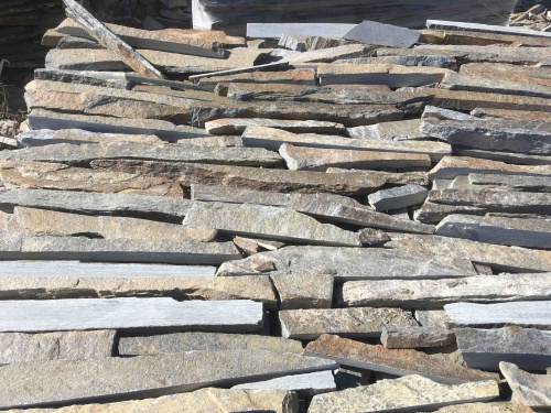 Горбушка златолит мультиколор для облицовки купить в Бакале