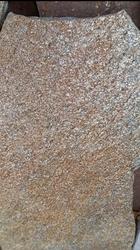 Плитняк златолит серебристый для цоколя, отмостки купить в Бакале