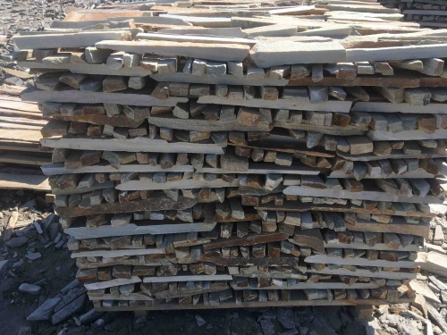 Горбушка златолит золотистый для облицовки купить в Бакале