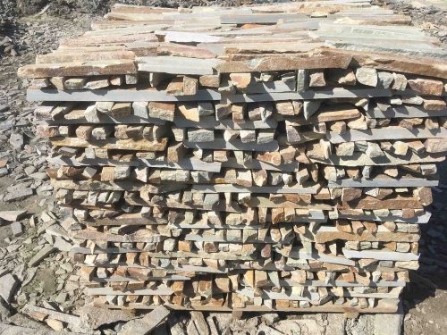 Горбушка златолит золотистый для облицовки купить в Бакале