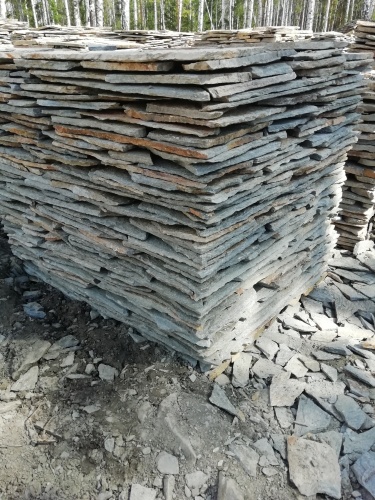 Плитняк златолит Уральский для цоколя, отмостки купить в Бакале