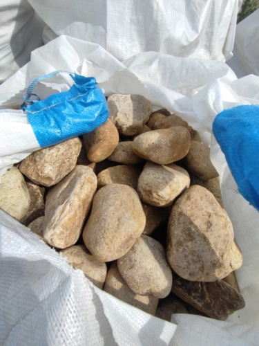 Галька речная для габионов и ландшафтного дизайна