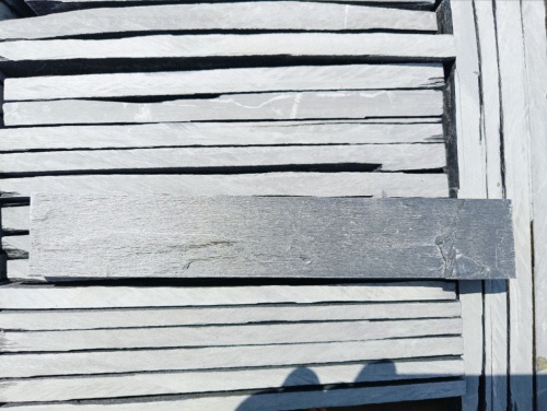 Плитка чёрная из натурального камня фасадная 30 см * 5 см, толщина 7 мм -30 мм купить в Бакале